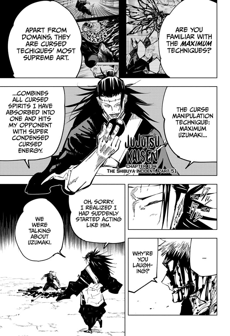 Jujutsu Kaisen Chapter 134 image 01